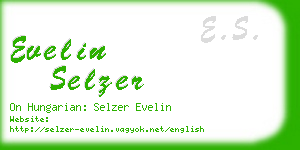 evelin selzer business card